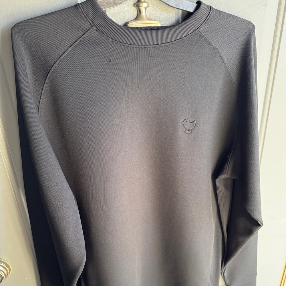 Bad Birdie - Crewneck - Black - Large - small snag - great for golf - stretchy